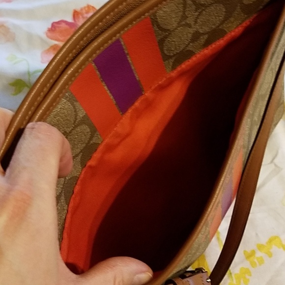 Varsity Stripe Coach Purse - Picture 7 of 7